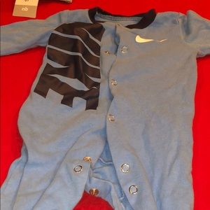 Blue Nike pack and play